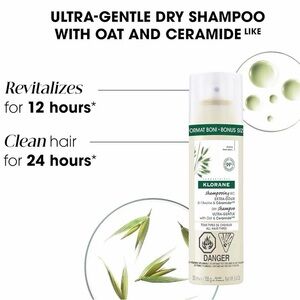 New Klorane Dry Shampoo Extra-Doux - Oat & Ceramide - 250ml
